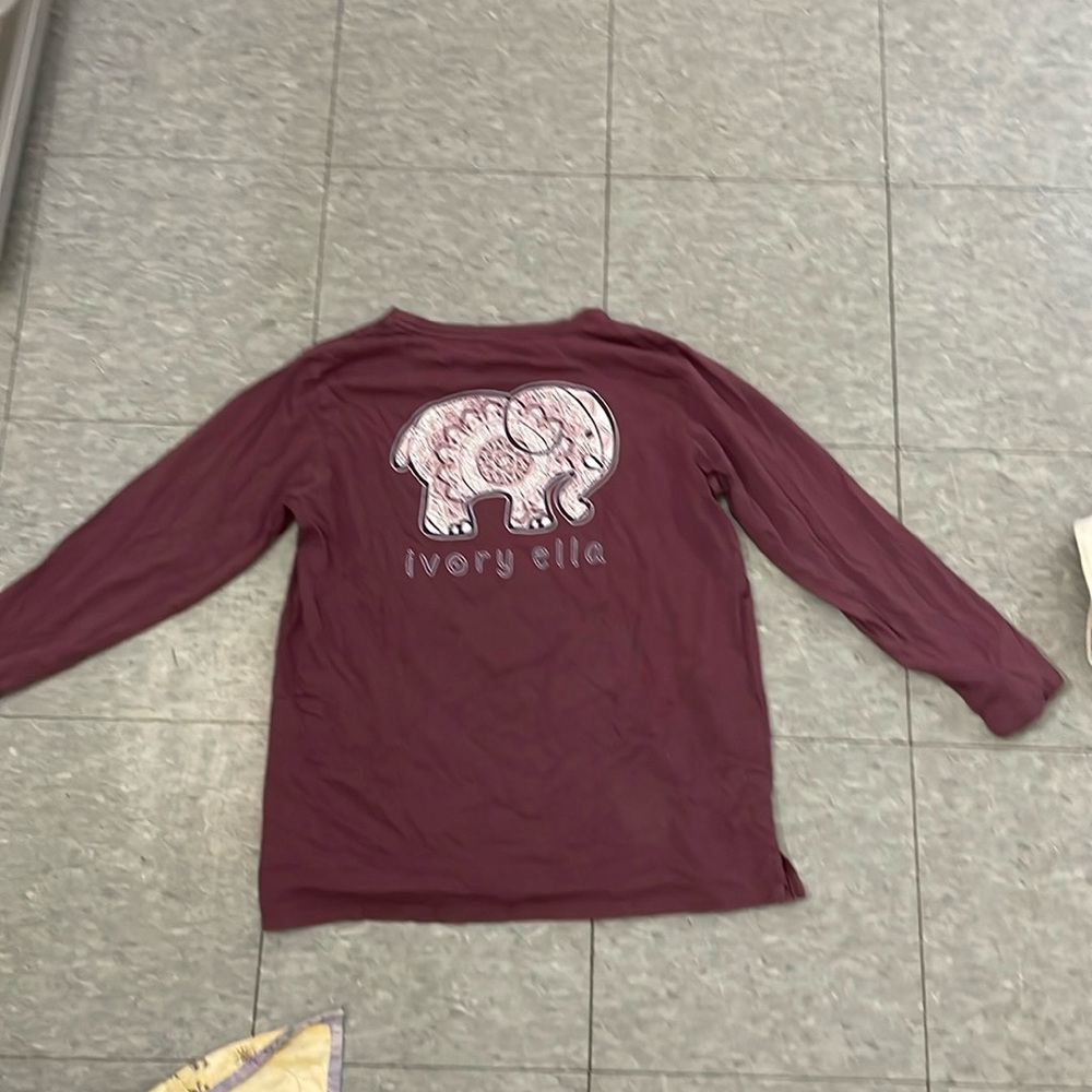 Long sleeve ivory Ella shirt